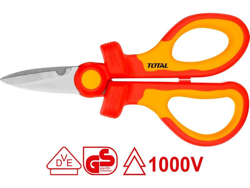 Ciseaux d'électricien, longueur 160 mm, industrie