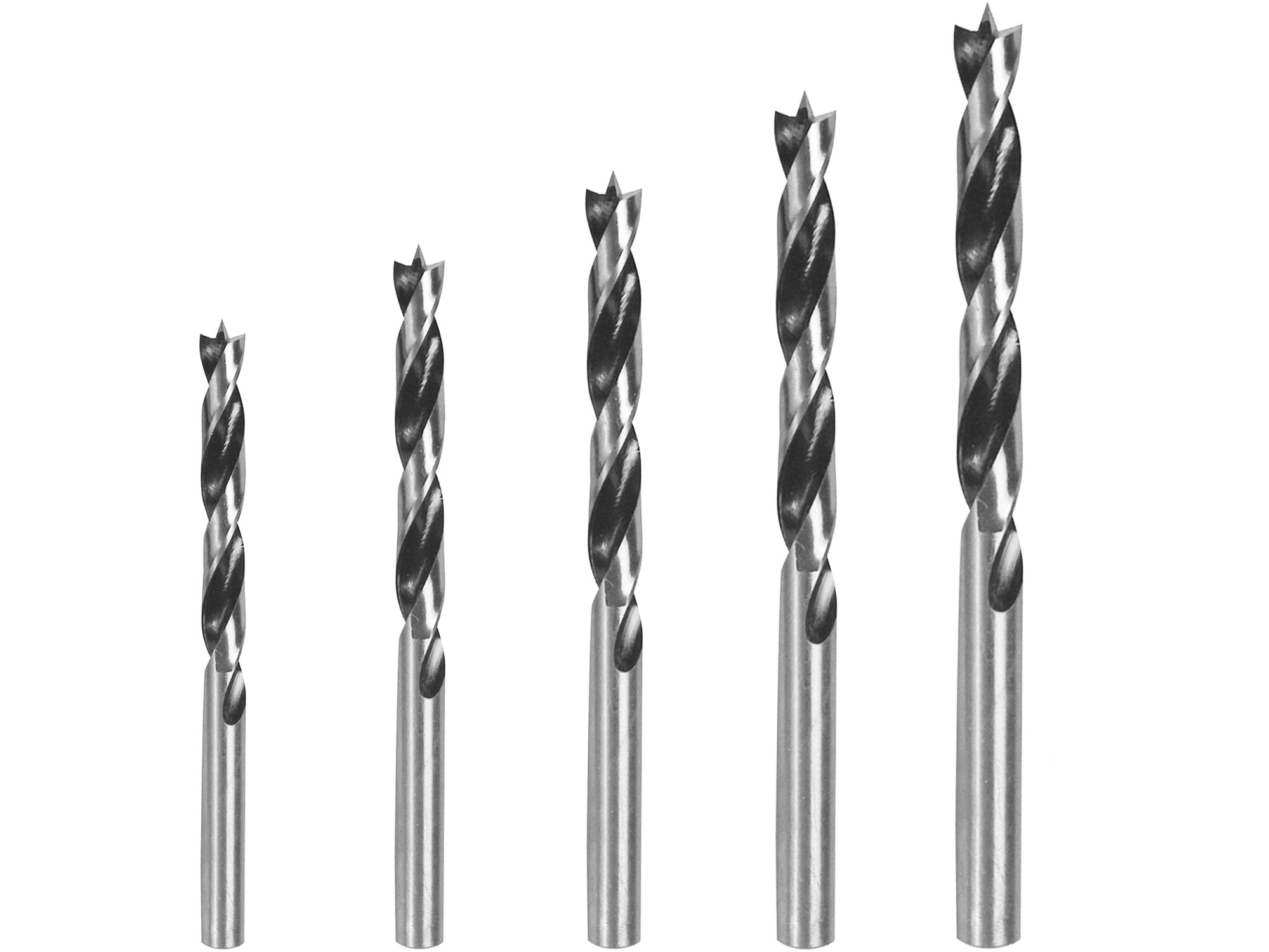 Mèches pour bois, 5 pces Mèches pour bois, 5 pces