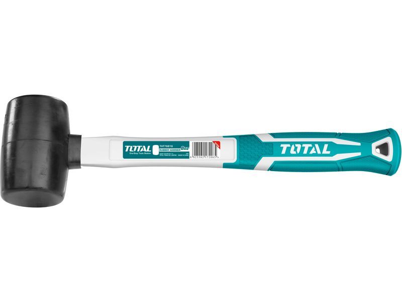 Marteau en caoutchouc noir, 220g Marteau en caoutchouc noir, 220g