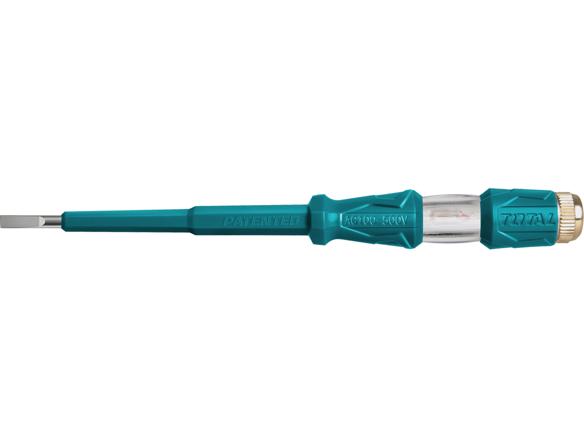 Testeur de tension, 190 mm, 100-500 V Testeur de tension, 190 mm, 100-500 V