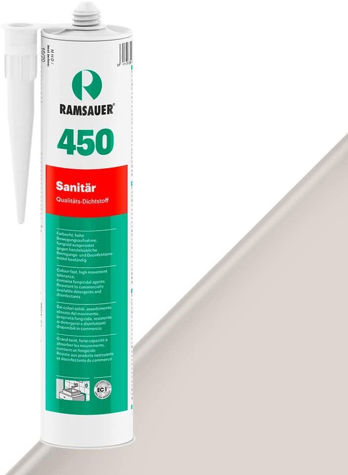 Ramsauer Sanitär 450, 310 ml, gris clair pour joints Ramsauer Sanitär 450, 310 ml, gris clair pour joints