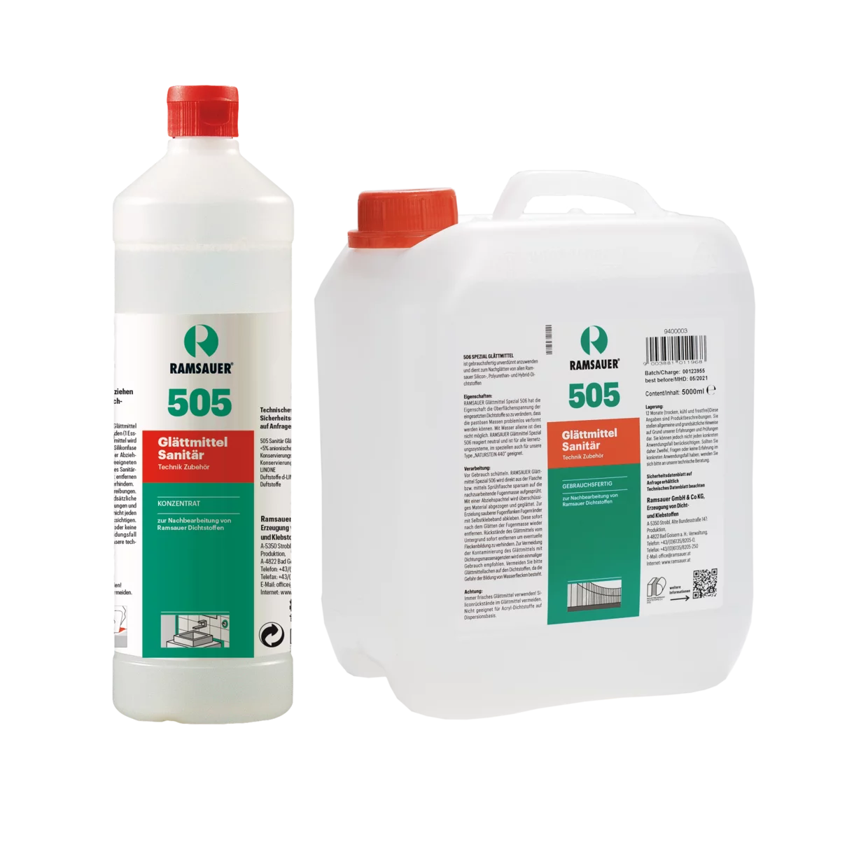 Ramsauer 505 Produit de lissage sanitaire 1000 ml Ramsauer 505 Produit de lissage sanitaire 1000 ml