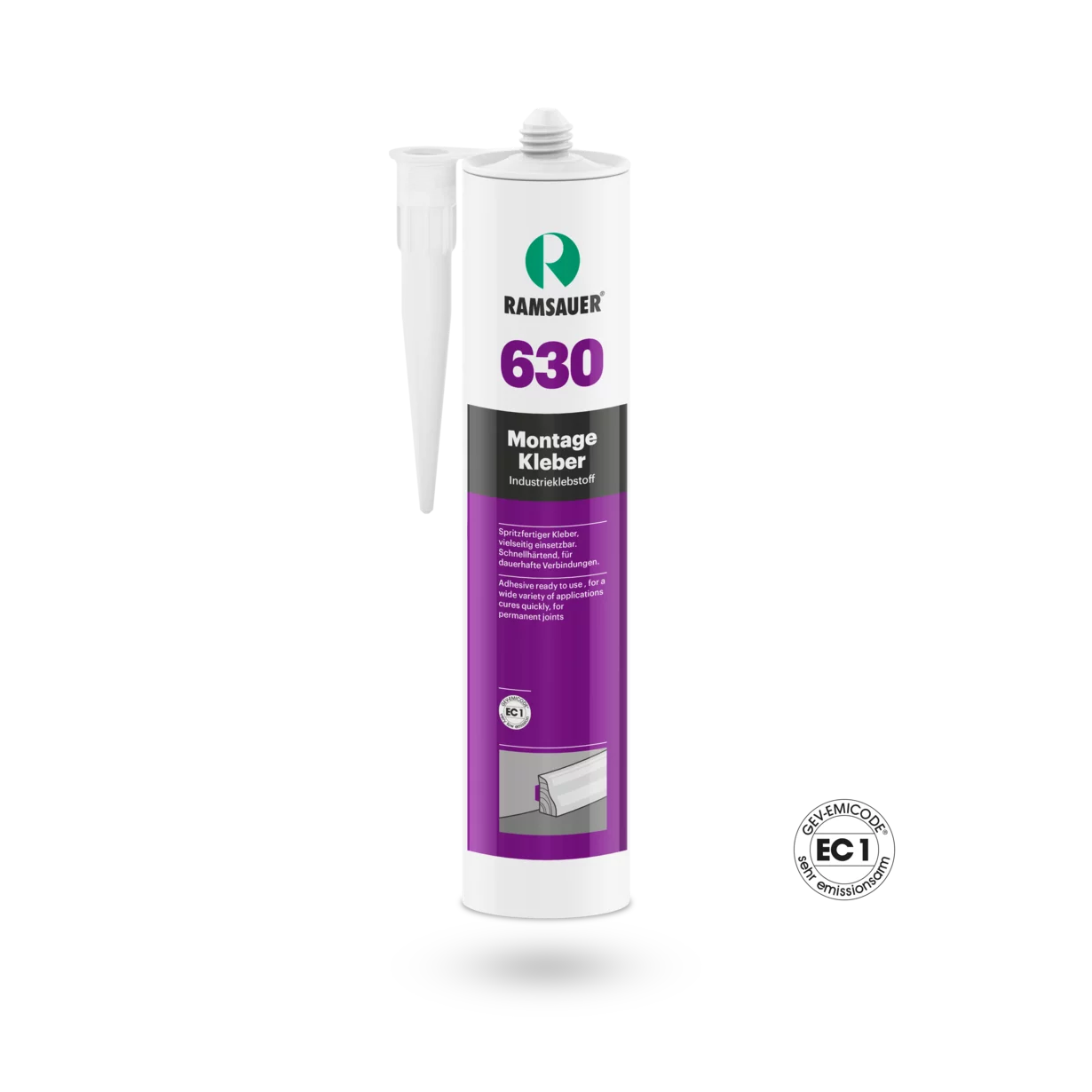 Ramsauer 630 Colle de montage, blanc, 310 ml Ramsauer 630 Colle de montage, blanc, 310 ml