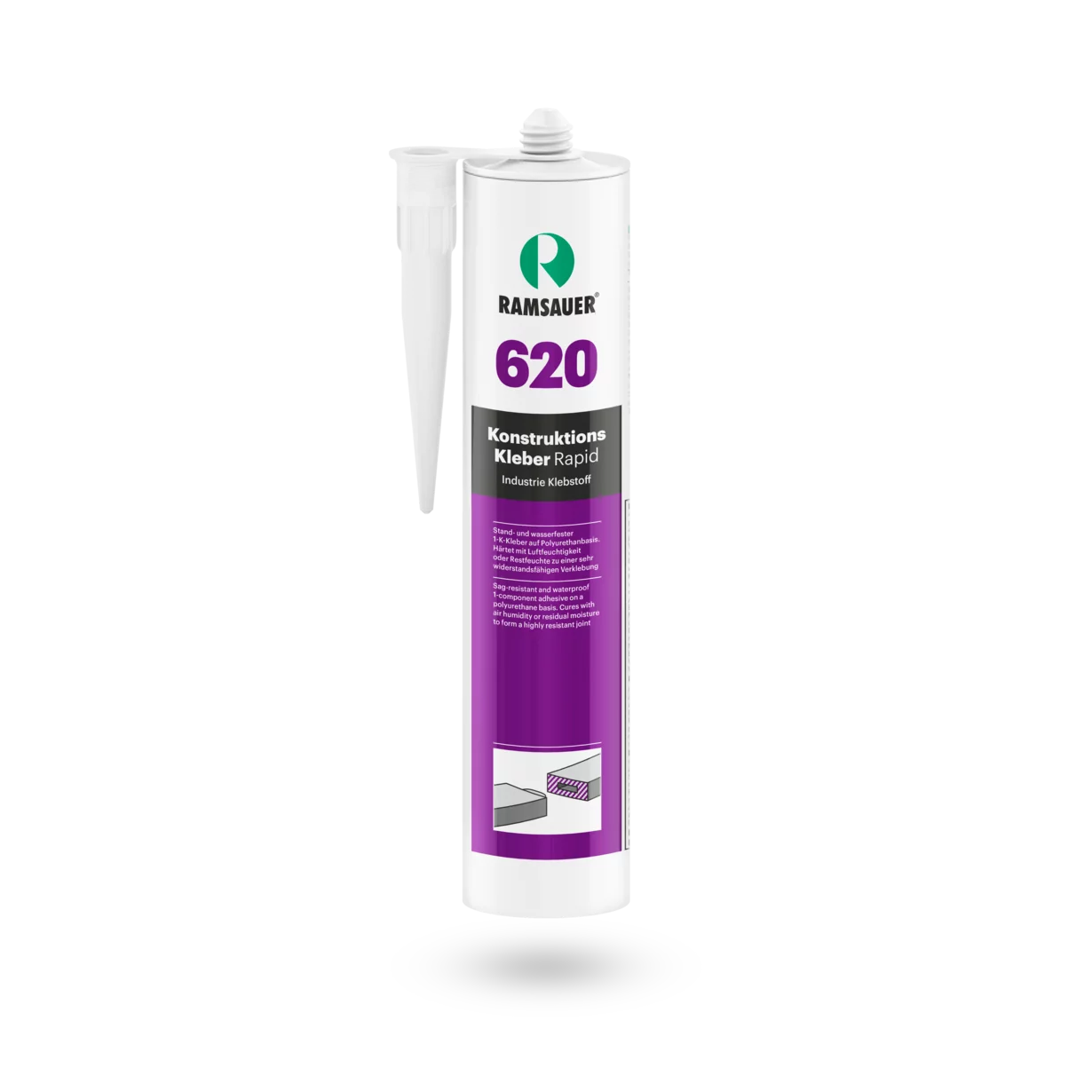 Ramsauer 620 Colle de construction Rapid, crème Ramsauer 620 Colle de construction Rapid, crème